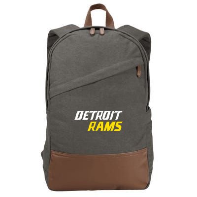 Detroit Rams Cotton Canvas Backpack