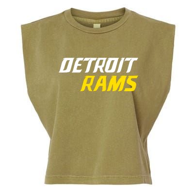 Detroit Rams Garment-Dyed Women's Muscle Tee