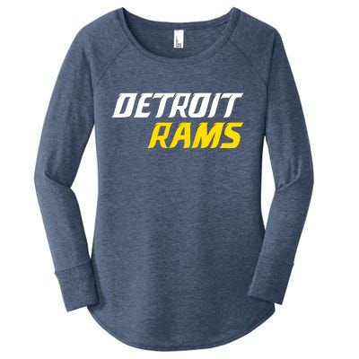 Detroit Rams Women's Perfect Tri Tunic Long Sleeve Shirt