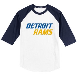 Detroit Rams Baseball Sleeve Shirt