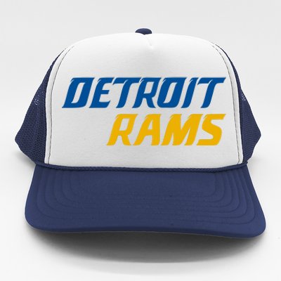 Detroit Rams Trucker Hat