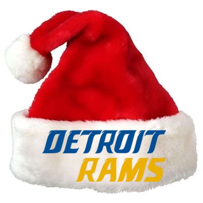 Detroit Rams Premium Christmas Santa Hat