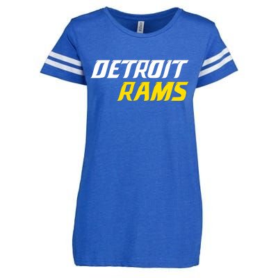 Detroit Rams Enza Ladies Jersey Football T-Shirt