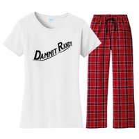 Dammit Randy Women's Flannel Pajama Set