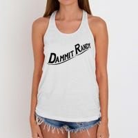 Dammit Randy Women's Knotted Racerback Tank