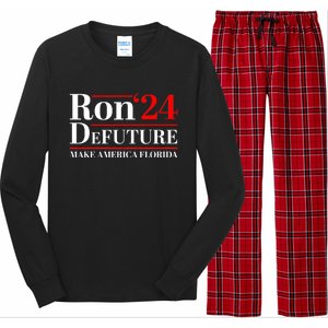 DeFUTURE Ron DeSantis 2024 Make America Florida Long Sleeve Pajama Set