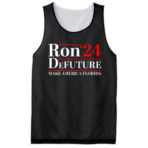 DeFUTURE Ron DeSantis 2024 Make America Florida Mesh Reversible Basketball Jersey Tank