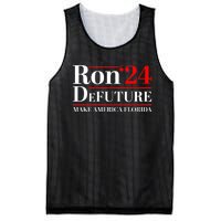 DeFUTURE Ron DeSantis 2024 Make America Florida Mesh Reversible Basketball Jersey Tank