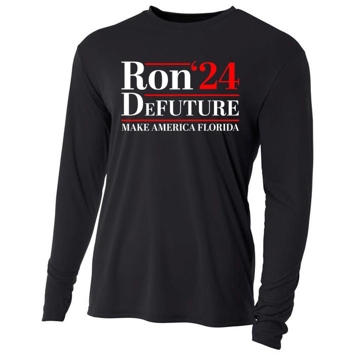 DeFUTURE Ron DeSantis 2024 Make America Florida Cooling Performance Long Sleeve Crew