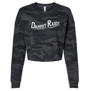 Dammit Randy Cropped Pullover Crew