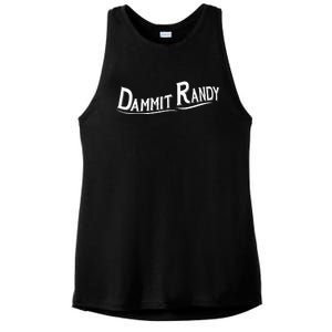 Dammit Randy Ladies PosiCharge Tri-Blend Wicking Tank