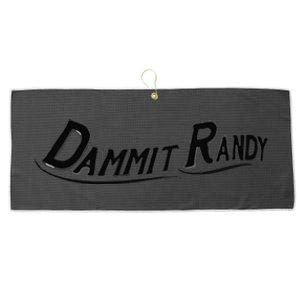 Dammit Randy Large Microfiber Waffle Golf Towel