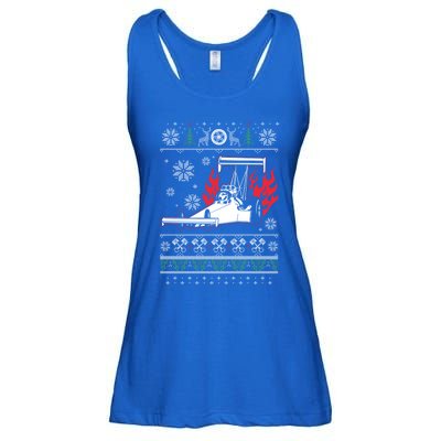 Drag Racing Dragster Ugly Christmas Ugly Design Gift Ladies Essential Flowy Tank