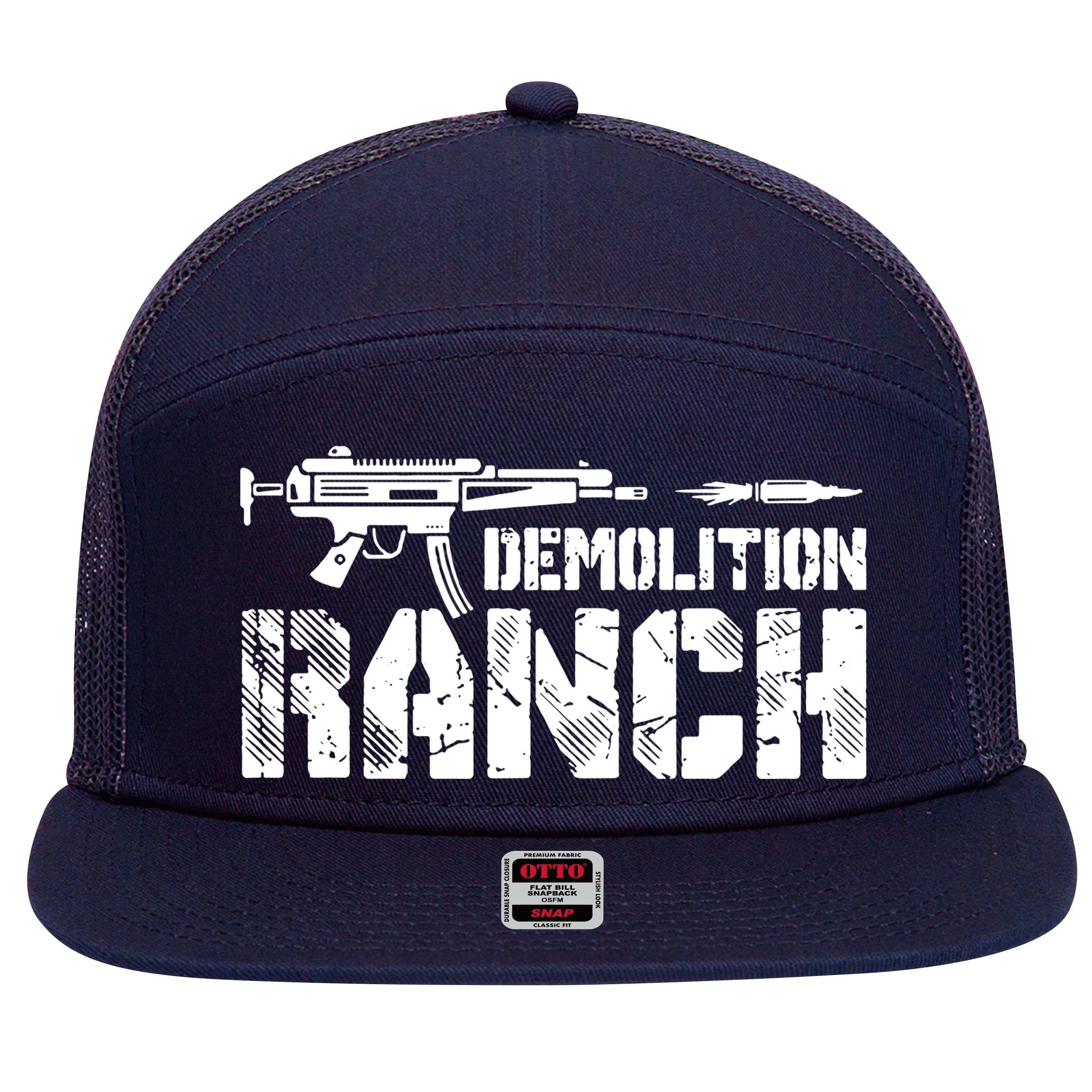Demolition Ranch 7 Panel Mesh Trucker Snapback Hat