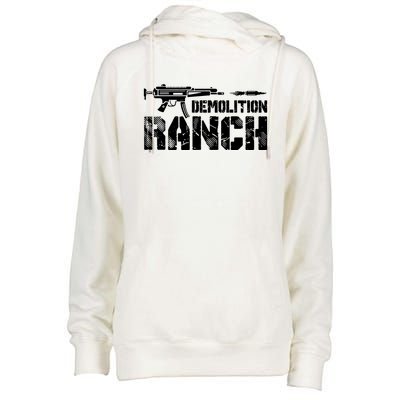 Demolition Ranch Womens Funnel Neck Pullover Hood