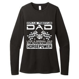 Drag Recing Dad Womens CVC Long Sleeve Shirt