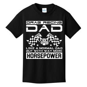 Drag Recing Dad Kids T-Shirt