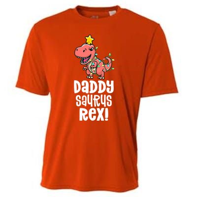 Daddysaurus Rex Dad Matching Dino Family Dinosaur Pajamas Meaningful Gift Cooling Performance Crew T-Shirt