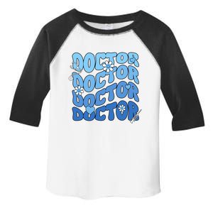 Doctor Repeat Dental School Medical Student Premed Graduate Funny Gift Toddler Fine Jersey T-Shirt