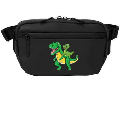 Daddysaurus Rex Dad And Funny Fathers Day Gift Crossbody Pack