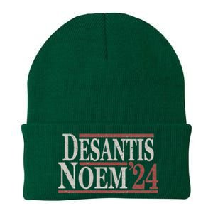 Distressed Ron DeSantis Kristi Noem 2024 Knit Cap Winter Beanie