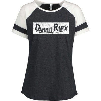 Dammit Randy Enza Ladies Jersey Colorblock Tee