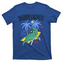 Daddysaurus Rex Daddy Saurus Dinosaur Family Vacation Beach Gift T-Shirt