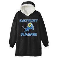 Detroit Rams Hooded Wearable Blanket