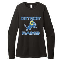 Detroit Rams Womens CVC Long Sleeve Shirt