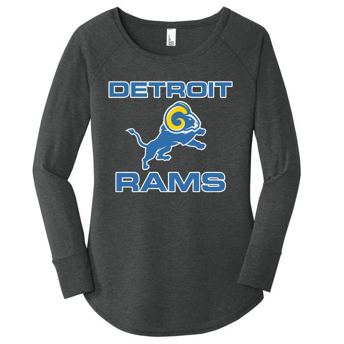 Detroit Rams Women's Perfect Tri Tunic Long Sleeve Shirt