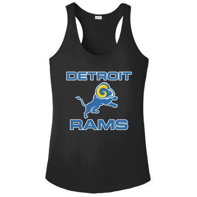 Detroit Rams Ladies PosiCharge Competitor Racerback Tank