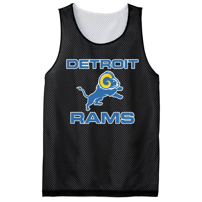 Detroit Rams Mesh Reversible Basketball Jersey Tank