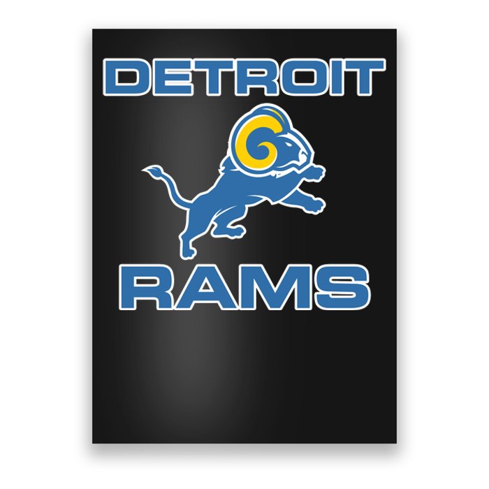 Detroit Rams Poster