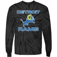 Detroit Rams Tie-Dye Long Sleeve Shirt