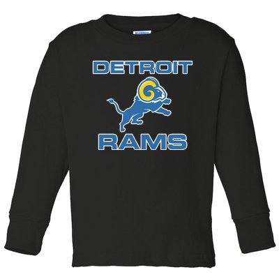 Detroit Rams Toddler Long Sleeve Shirt