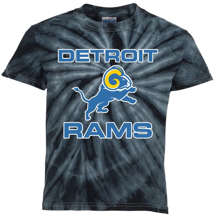 Detroit Rams Kids Tie-Dye T-Shirt