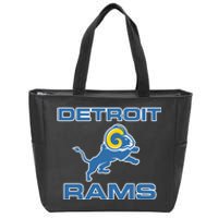 Detroit Rams Zip Tote Bag