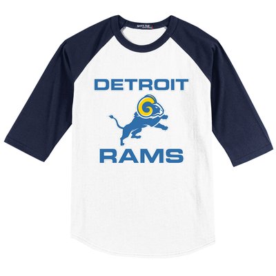 Detroit Rams Baseball Sleeve Shirt