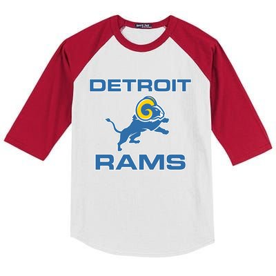 Detroit Rams Kids Colorblock Raglan Jersey