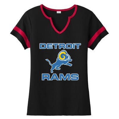 Detroit Rams Ladies Halftime Notch Neck Tee