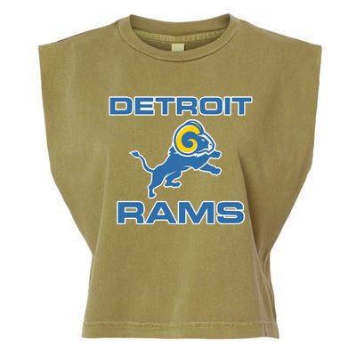 Detroit Rams Garment-Dyed Women's Muscle Tee