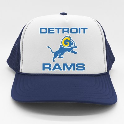 Detroit Rams Trucker Hat