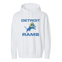 Detroit Rams Garment-Dyed Fleece Hoodie