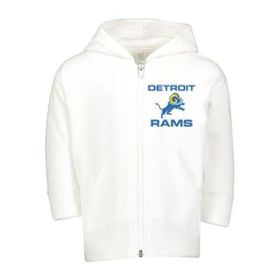 Detroit Rams Toddler Zip Fleece Hoodie