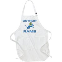 Detroit Rams Full-Length Apron With Pockets