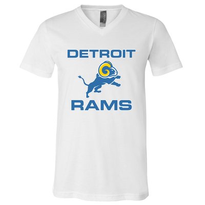 Detroit Rams V-Neck T-Shirt