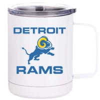 Detroit Rams 12 oz Stainless Steel Tumbler Cup