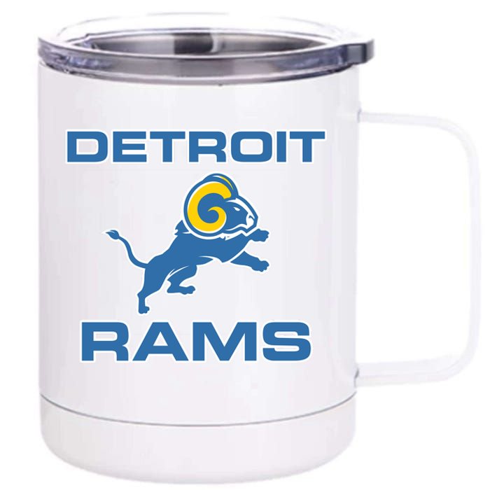 Detroit Rams 12 oz Stainless Steel Tumbler Cup