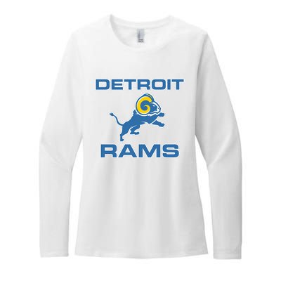 Detroit Rams Womens CVC Long Sleeve Shirt