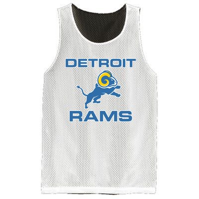 Detroit Rams Mesh Reversible Basketball Jersey Tank